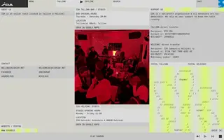 IDA radio homepage website preview