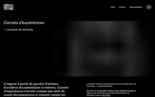 Verticale homepage website preview