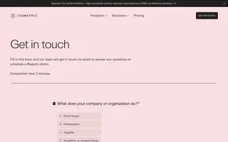 Isometric homepage website preview
