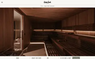 Casa Cook Hotels homepage website preview