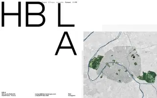 HBLA homepage website preview