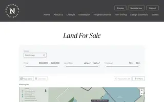 Newenham Adelaide Hills homepage website preview