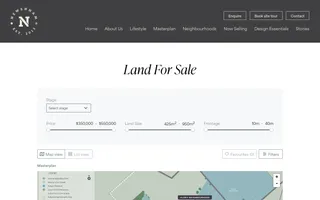 Newenham Adelaide Hills homepage website preview