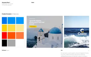 Alessandro Risso homepage website preview
