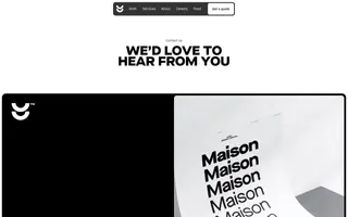Akeo homepage website preview