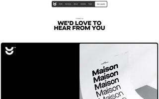 Akeo homepage website preview