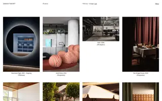 Design Theory homepage website preview