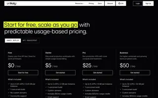 Unkey homepage website preview