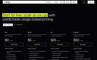Unkey homepage website preview