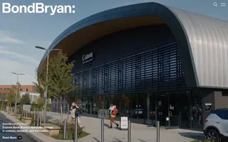 Bond Bryan homepage website preview