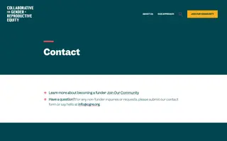 CGRE homepage website preview