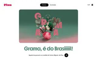 Plau homepage website preview