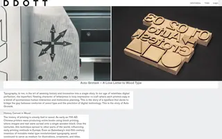DDOTT homepage website preview