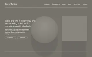 Slaven Torline homepage website preview