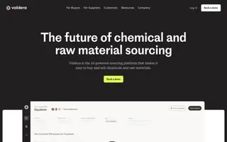 Valdera homepage website preview