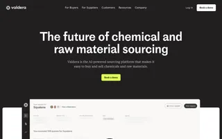 Valdera homepage website preview