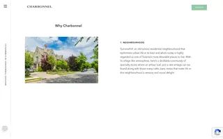 Charbonnel homepage website preview