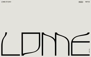 Lome Studio homepage website preview