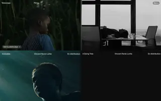 Telescope Films homepage website preview