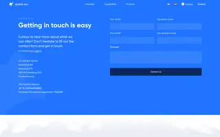 Spatial-eye homepage website preview