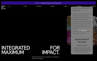Ready Set Rocket homepage website preview