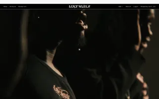 Lost Soulz homepage website preview