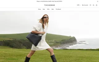 The Horse homepage website preview