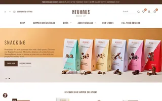 Neuhaus homepage website preview