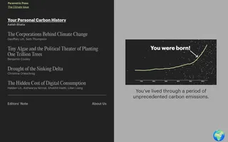 Parametric Press homepage website preview