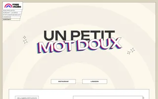 Mojo Studio homepage website preview