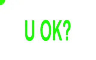 U OK? homepage website preview