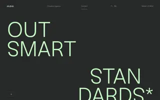 MØM homepage website preview