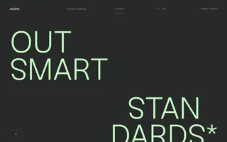MØM homepage website preview