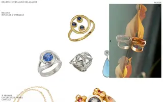 Hélène Courtaigne Delalande homepage website preview