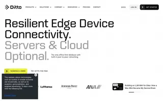 Ditto homepage website preview
