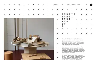 Glamuzina Architects homepage website preview