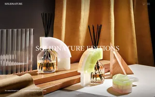 SolidNature homepage website preview