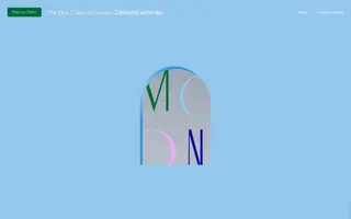 Moon homepage website preview