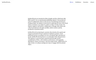 InOtherWords homepage website preview