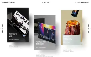 Supercrowds homepage website preview