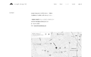 straight design lab homepage website preview