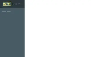 Mutik homepage website preview