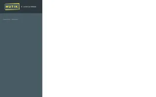 Mutik homepage website preview