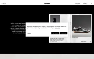 ALOHAS homepage website preview