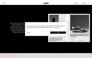 ALOHAS homepage website preview