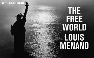 Louis Menand homepage website preview