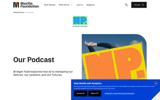 IRL Podcast homepage website preview