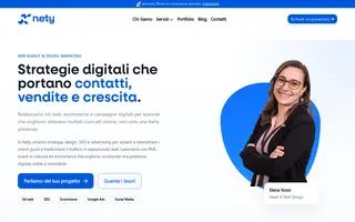 Nety homepage website preview