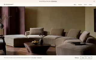 Sixpenny homepage website preview