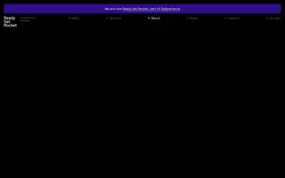 Ready Set Rocket homepage website preview